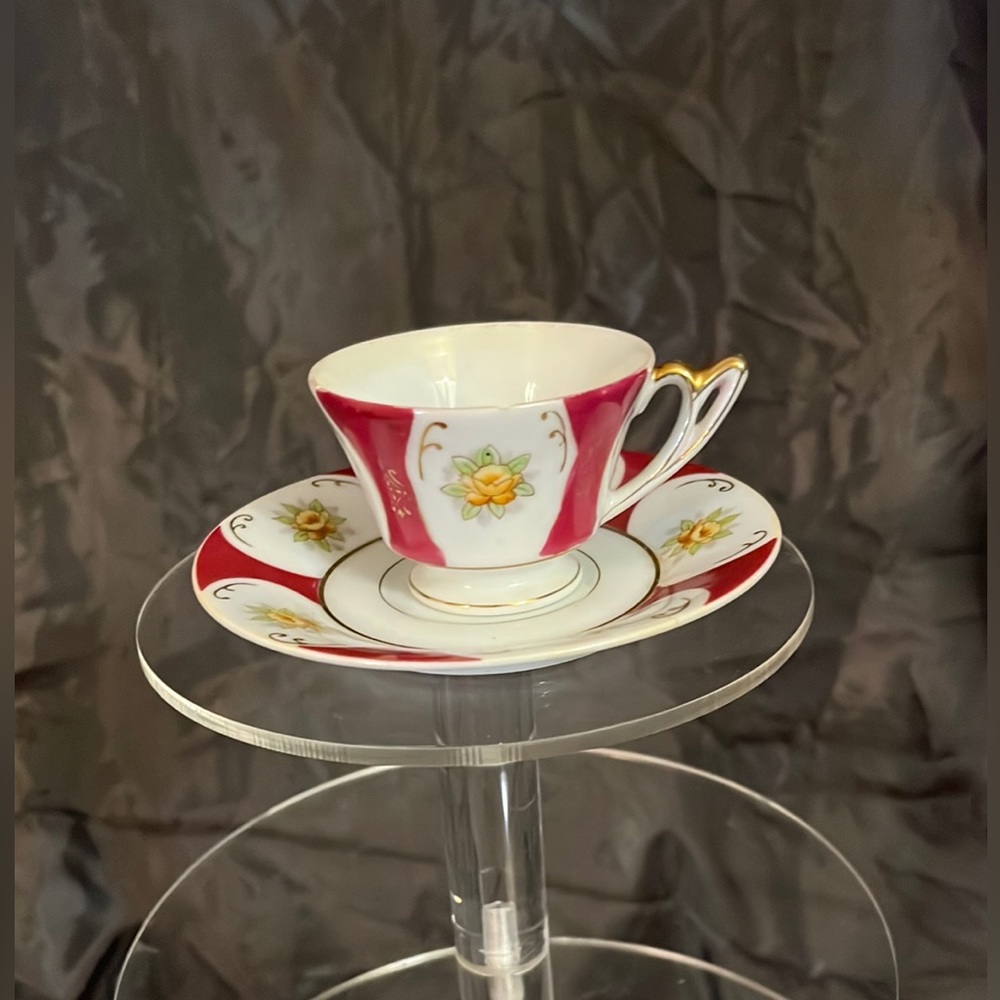 Teacup and saucer Ucagco china